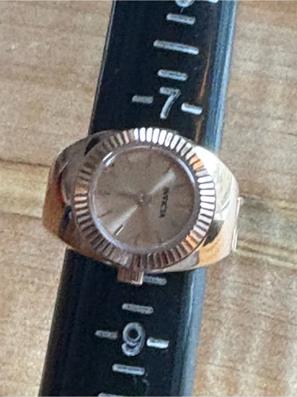 Invicta Rose Gold Women's Stainless Steel Stretch Ring Watch NIB